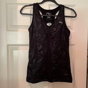 Metallic Black Puma Tank Top